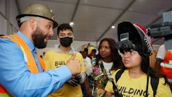 At 'I built this!', students participate in work-based learning through a variety of activities led by general contractors and construction professionals. At 'I built this!', students participate in work-based learning through a variety of activities led by general contractors and construction professionals.