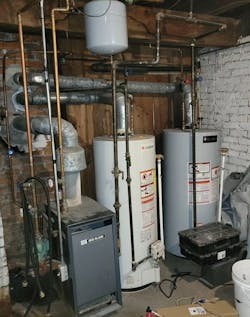 The aging boiler had been in use more than 60 years, and many of the major components had fallen into disrepair. The aging boiler had been in use more than 60 years, and many of the major components had fallen into disrepair.