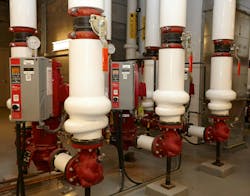 Intelligent variable speed pumps play an important role in any district energy systems, often helping reduce energy savings by more than 70% compared to a constant speed system.