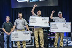 2023 winners of the National Plumbing Championship. 2023 winners of the National Plumbing Championship.