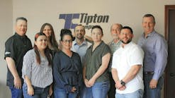 Tipton Company has 12 employees and seven sales representatives covering critical territories in the Southwestern region.