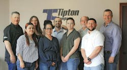 Tipton Company has 12 employees and seven sales representatives covering critical territories in the Southwestern region.