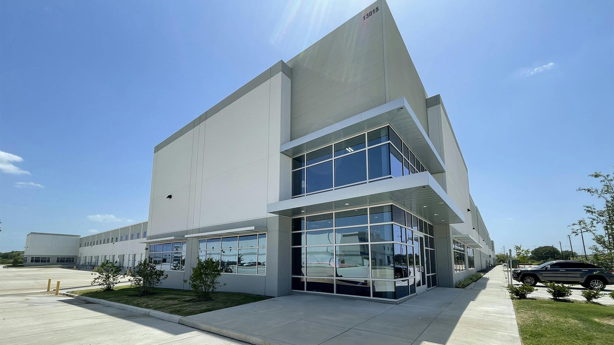 The Houston, TX, warehouse entrance.