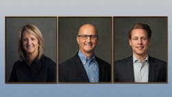 Left to right, Eva-Marie Fox, Ken Gallagher and Zachary Theisen. Left to right, Eva-Marie Fox, Ken Gallagher and Zachary Theisen.