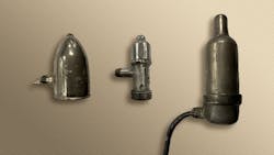 Various vents you might find at the end of a one-pipe steam radiator. Various vents you might find at the end of a one-pipe steam radiator.