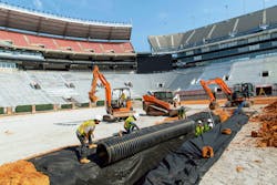 University of Alabama Stadium SubAir Drainage System. University of Alabama Stadium SubAir Drainage System.