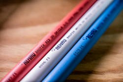 RAUPEX Crosslinked Polyethylene pipe is manufactured at the company’s plant in Cullman, AL where the company blends, extrudes, and tests its proprietary formulation to create its high-quality PEXa pipe. RAUPEX Crosslinked Polyethylene pipe is manufactured at the company’s plant in Cullman, AL where the company blends, extrudes, and tests its proprietary formulation to create its high-quality PEXa pipe.