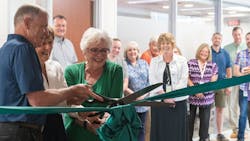 McElroy President and CEO Chip McElroy, Executive Vice President of Finance/Treasury Donna (McElroy) Dutton, and Executive Vice President of International Market Development Peggy (McElroy) Tanner join in cutting the ribbon for the McElroy Museum, unveiled Wednesday at McElroy’s newest campus in the Tulsa metro area. McElroy President and CEO Chip McElroy, Executive Vice President of Finance/Treasury Donna (McElroy) Dutton, and Executive Vice President of International Market Development Peggy (McElroy) Tanner join in cutting the ribbon for the McElroy Museum, unveiled Wednesday at McElroy’s newest campus in the Tulsa metro area.