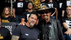 Billy Lane (left) and Richard Petty. Billy Lane (left) and Richard Petty.