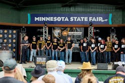 Contestants at the Minnesota State Fair.