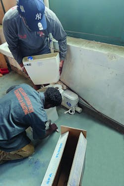 Saniflo donated two of its most popular products, the Sanibest Pro and the Sanicom 1, to the school. Saniflo donated two of its most popular products, the Sanibest Pro and the Sanicom 1, to the school.