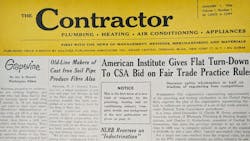 The cover of our first issue from January of 1954. The cover of our first issue from January of 1954.