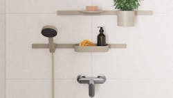 Hansgrohe's Pulsify Planet edition hand shower. Hansgrohe's Pulsify Planet edition hand shower.