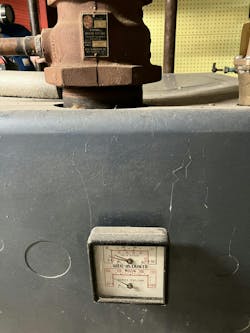 The pictured boiler represents the latest 1963 technology—three zones of heating and all the hydronic accessories of a major Chicago manufacturer. The pictured boiler represents the latest 1963 technology—three zones of heating and all the hydronic accessories of a major Chicago manufacturer.