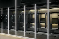 The redesigned locker room boasts a sleek layout with enclosed lockers featuring illuminated helmet nameplates and innovative storage solutions.The redesigned locker room boasts a sleek layout with enclosed lockers featuring illuminated helmet nameplates and innovative storage solutions. The redesigned locker room boasts a sleek layout with enclosed lockers featuring illuminated helmet nameplates and innovative storage solutions.The redesigned locker room boasts a sleek layout with enclosed lockers featuring illuminated helmet nameplates and innovative storage solutions.
