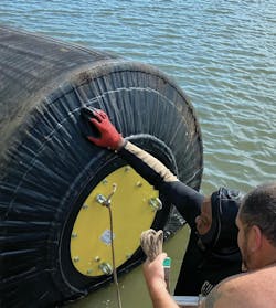 Before installation, the plug was tested by GPH for proper inflation and seal integrity, and the pipe was cleaned to remove any debris or obstructions. Before installation, the plug was tested by GPH for proper inflation and seal integrity, and the pipe was cleaned to remove any debris or obstructions.
