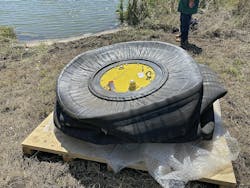 Cherne multi-size 72-120-inch I-Series Test Ball Plug, deflated. Cherne multi-size 72-120-inch I-Series Test Ball Plug, deflated.