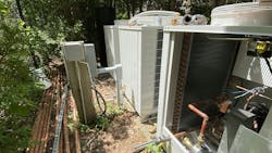 Three new Multiaqua 5-ton chillers. Three new Multiaqua 5-ton chillers.