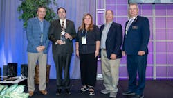 Vincent Giglio III (holding trophy), PHCCs Plumbing Contractor of the Year 2024. Vincent Giglio III (holding trophy), PHCCs Plumbing Contractor of the Year 2024.