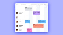 The Workiz scheduling dashboard. The Workiz scheduling dashboard.
