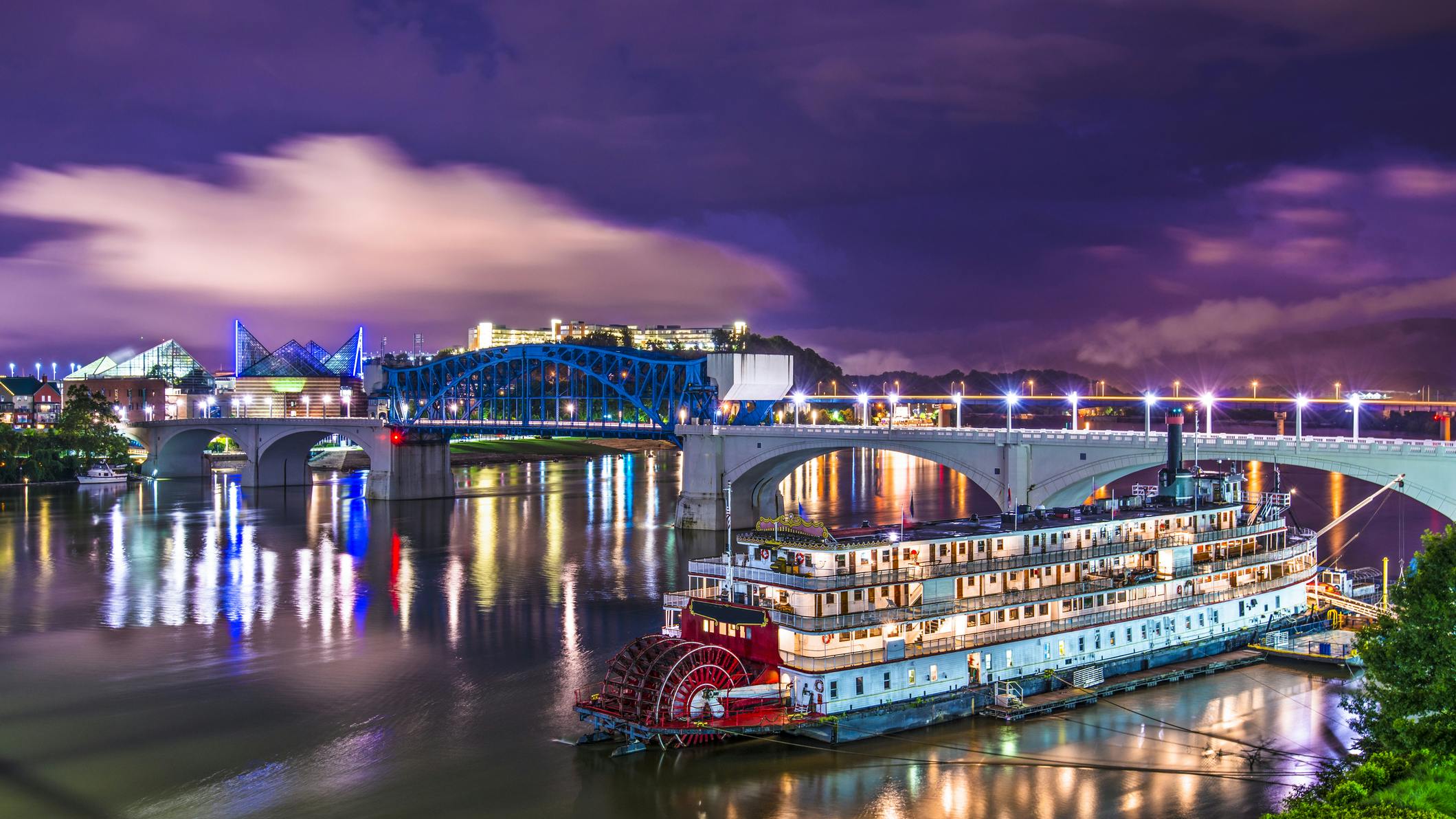 Chattanooga, TN at night.