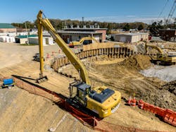 'Laying the groundwork for tomorrow, this site is a hub of activity focused on strengthening our water infrastructure to ensure sustainable access and resilience against future challenges.' 'Laying the groundwork for tomorrow, this site is a hub of activity focused on strengthening our water infrastructure to ensure sustainable access and resilience against future challenges.'