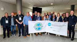 World Plumbing Council Executive Board members and other international delegates visit with the team at BTP CFA Rhône, site of the WorldSkills Lyon 2024 IWSH Plumbing Champions project. World Plumbing Council Executive Board members and other international delegates visit with the team at BTP CFA Rhône, site of the WorldSkills Lyon 2024 IWSH Plumbing Champions project.