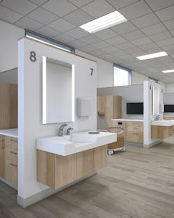 Healthcare facilities demand durable, easy-to-maintain fixtures that can withstand heavy use. Healthcare facilities demand durable, easy-to-maintain fixtures that can withstand heavy use.