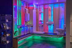 The Plumbing Discovery House at the museum. The Plumbing Discovery House at the museum.