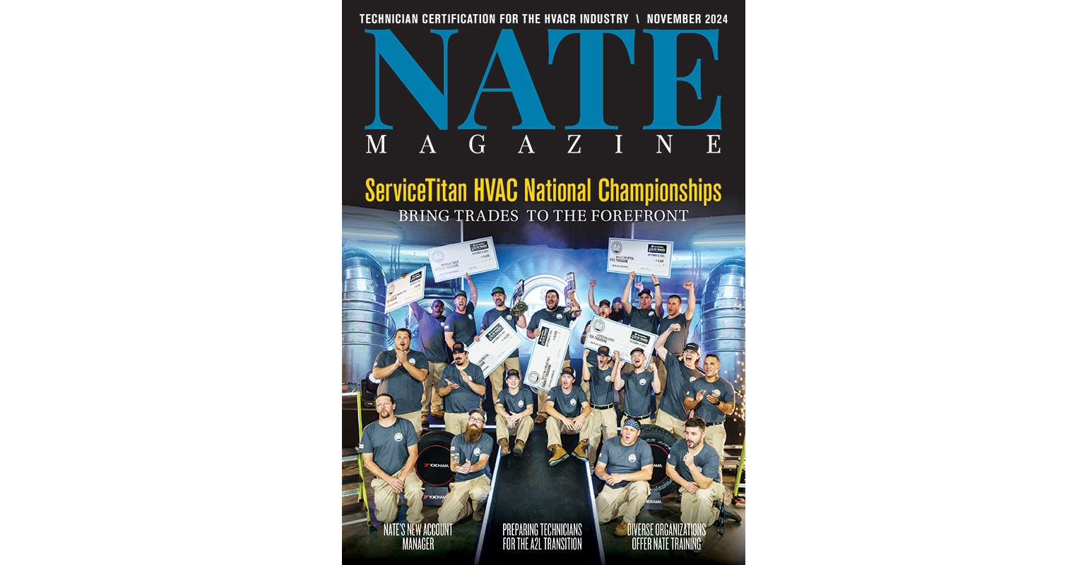 The NATE Magazine November 2024 cover image
