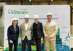 Recently, Secretary of the Executive Office of Economic Development Yvonne Hao and Undersecretary of Economic Foundations in the Office of Economic Development Ashley Stolba joined Vicinity Energy for a tour of its Kendall facility. Recently, Secretary of the Executive Office of Economic Development Yvonne Hao and Undersecretary of Economic Foundations in the Office of Economic Development Ashley Stolba joined Vicinity Energy for a tour of its Kendall facility.