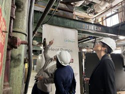 Vicinity CEO Kevin Hagerty, Chief Sustainability Officer Matt O'Malley, and Vice President of Operations Don Silvia led the tour, showcasing the district energy leader’s latest upgrades which are enabling them to electrify their regional operations. Vicinity CEO Kevin Hagerty, Chief Sustainability Officer Matt O'Malley, and Vice President of Operations Don Silvia led the tour, showcasing the district energy leader’s latest upgrades which are enabling them to electrify their regional operations.