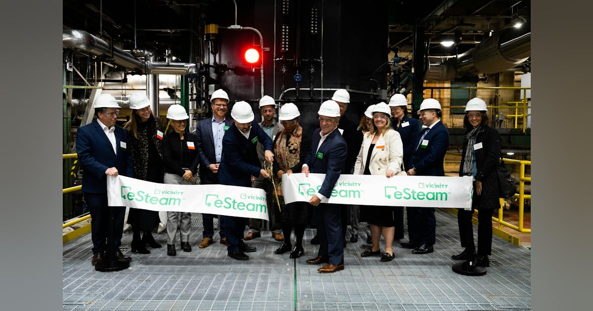 Vicinity’s Inaugural 42MW Electric Boiler Now Operational