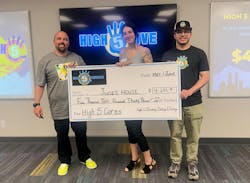 High 5 Cares makes a donation to Judi's House, an organization supporting children dealing with loss. High 5 Cares makes a donation to Judi's House, an organization supporting children dealing with loss.