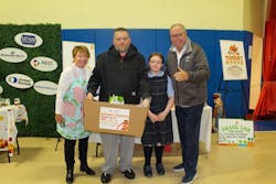 Former Philadelphia Eagles quarterback Ron Jaworski (right) during the Turkey Drive. Former Philadelphia Eagles quarterback Ron Jaworski (right) during the Turkey Drive.