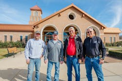 (Left to right) Tom Grasse, Don Landis, Bob Weikel and Roger Prevost. (Left to right) Tom Grasse, Don Landis, Bob Weikel and Roger Prevost.