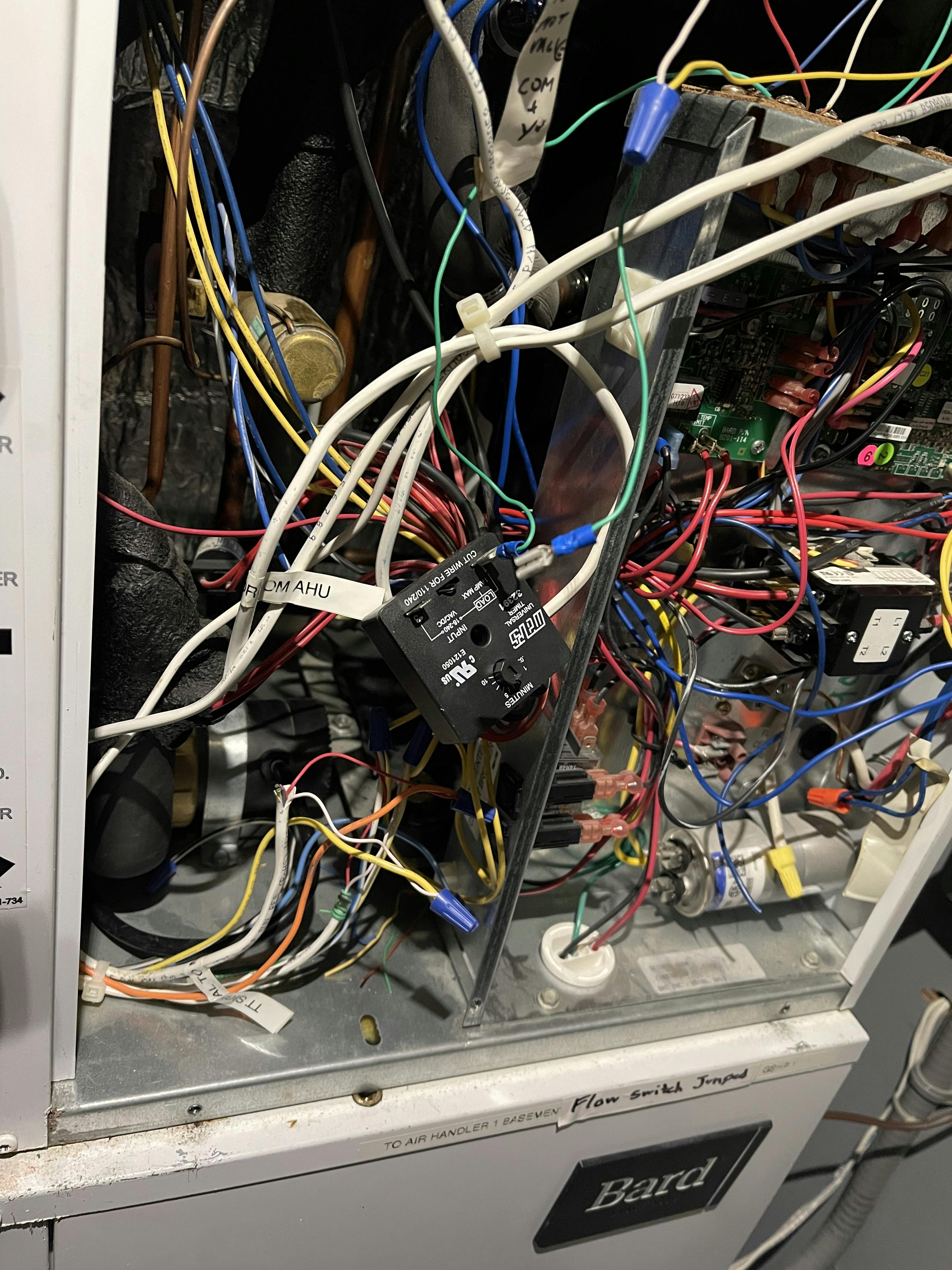 Delay timer test to reduce flow switch faults.