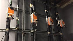 Actuators were slow opening with spring return. Actuators were slow opening with spring return.