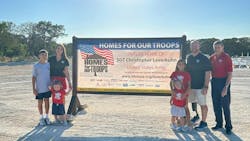 Army SGT Christopher Leverkuhn (pictured with his family) will receive the 5 millionth product, a SENSEI® RX Series, for his home currently under construction in Kerrville, Texas. Army SGT Christopher Leverkuhn (pictured with his family) will receive the 5 millionth product, a SENSEI® RX Series, for his home currently under construction in Kerrville, Texas.