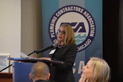 PCA President Kelly Castrogiovanni (TPC). Address to the membership at the 2024 PCA installation event. PCA President Kelly Castrogiovanni (TPC). Address to the membership at the 2024 PCA installation event.