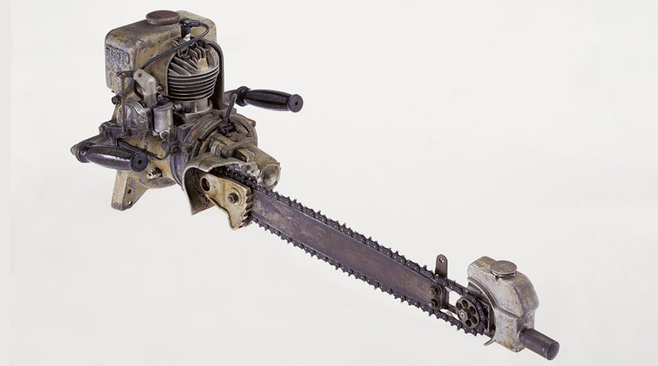 The chainsaw that started it all back in 1927.