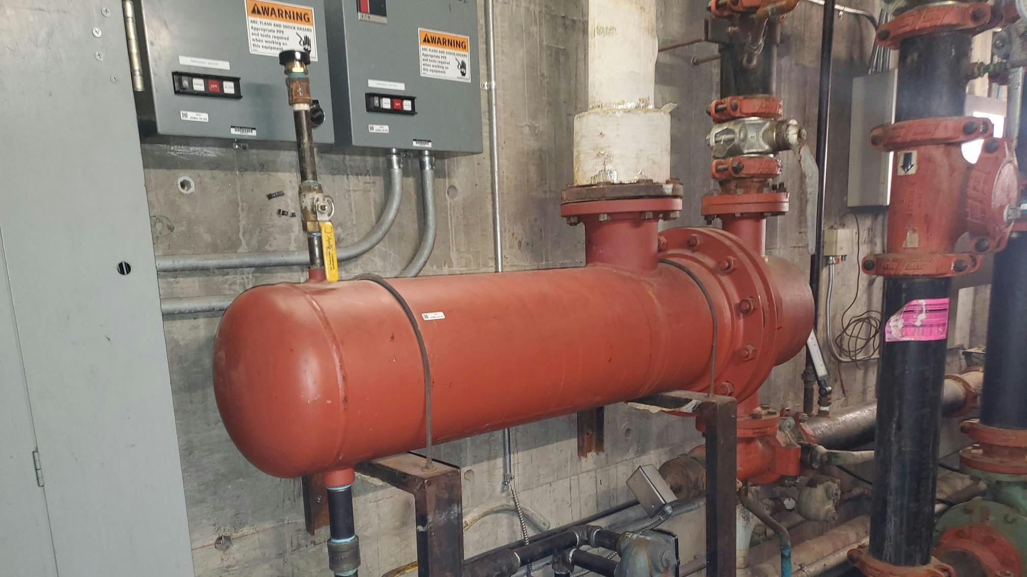 Heat exchangers transfer heat between a source and a working fluid.