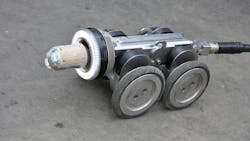 A robotic pipe inspection device. A robotic pipe inspection device.