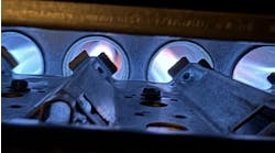 An inside look at the heat exchanger of a forced-air furnace. An inside look at the heat exchanger of a forced-air furnace.