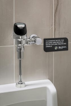 Royal® 111 and SOLIS® 8111 Exposed Sensor Water Closet Flushometers are designed for use with reclaimed water. Royal® 111 and SOLIS® 8111 Exposed Sensor Water Closet Flushometers are designed for use with reclaimed water.