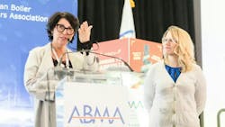 Nancy Simoneau (left) and Shaunica Jayson. Nancy Simoneau (left) and Shaunica Jayson.