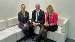 Dr. Nurdan Yücel, Past President CEIR, Pascal Vinzio, President CEIR, Dr. Laura Dorfer, Geschäftsführerin VDMA Armaturen (v.l.n.r.). Dr. Nurdan Yücel, Past President CEIR, Pascal Vinzio, President CEIR, Dr. Laura Dorfer, Geschäftsführerin VDMA Armaturen (v.l.n.r.).