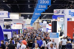Large crowds on the show floor for the first day of AHR Expo 2025. Large crowds on the show floor for the first day of AHR Expo 2025.