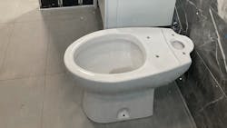 Mignon opted for the Saniflo Saniaccess 3 full-bathroom macerating pump, which proved to be the perfect fit, particularly in renovation scenarios where avoiding concrete excavation is preferred. Mignon opted for the Saniflo Saniaccess 3 full-bathroom macerating pump, which proved to be the perfect fit, particularly in renovation scenarios where avoiding concrete excavation is preferred.