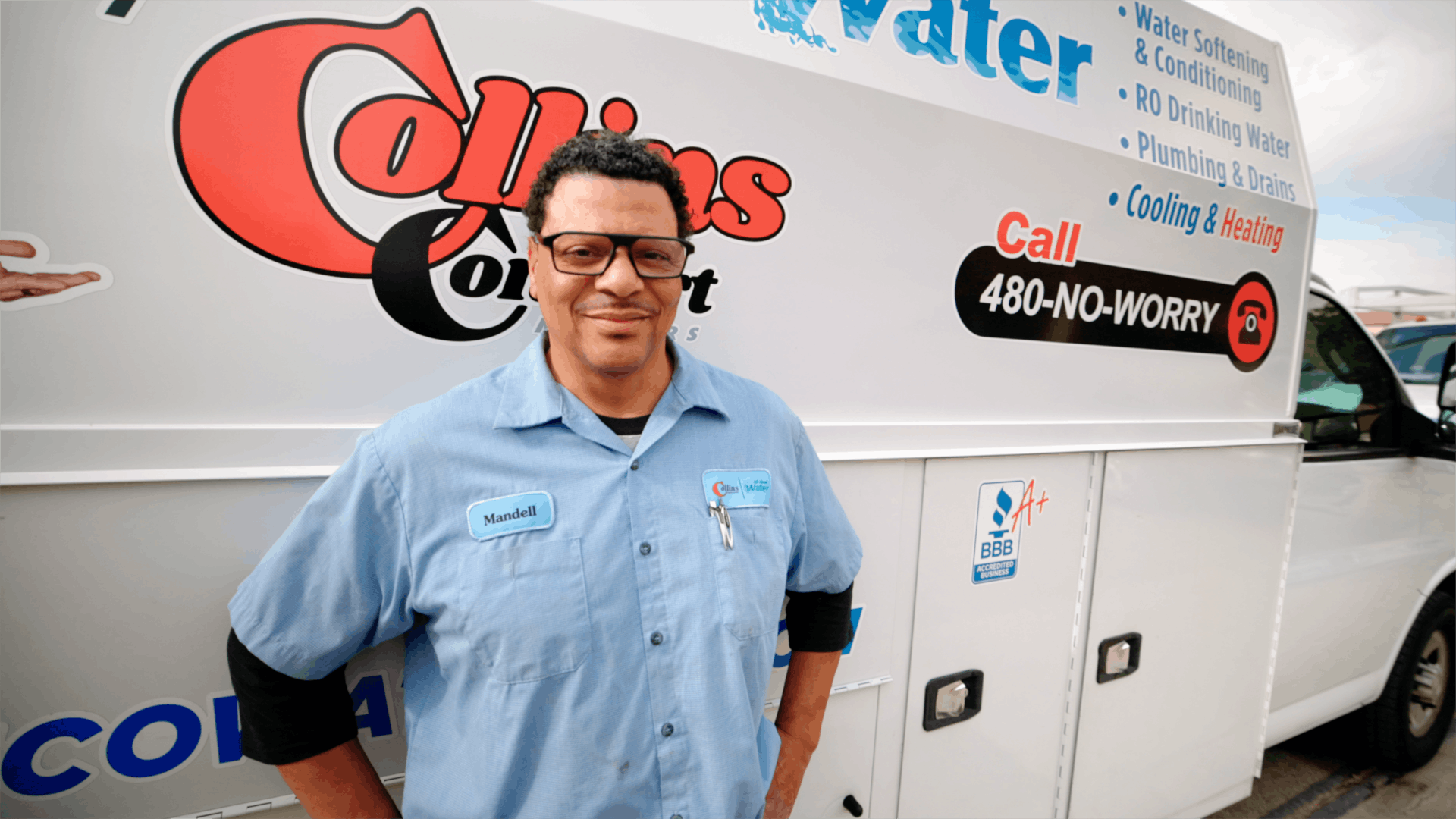 A Collins Comfort Masters technician.